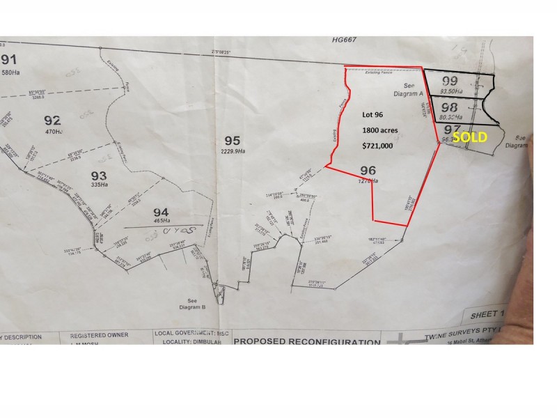 Lot 96, 98 & 99,  Braund Road, Dimbulah QLD 4872
