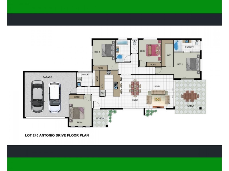 Lot 240 Antonio Drive, Mareeba QLD 4880 Floorplan
