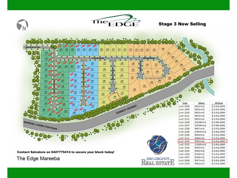 Lot 232,  Pietro Close, Mareeba QLD 4880 Floorplan