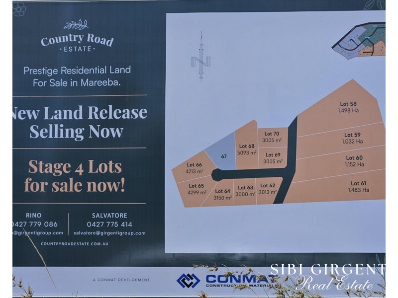 Lot 69,  Country Road Estate, Mareeba QLD 4880