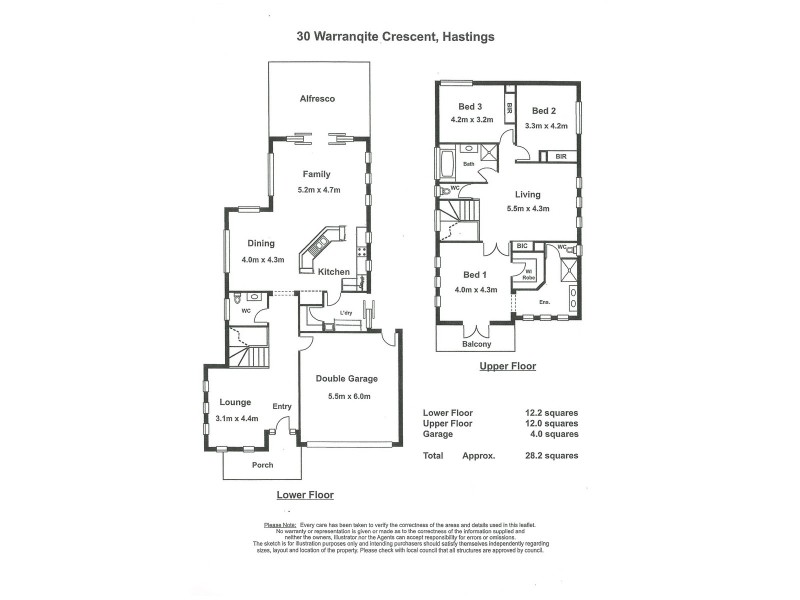 30 Warranqite Crescent, Hastings VIC 3915 Floorplan
