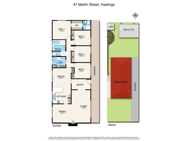 47 Martin Street, Hastings VIC 3915 Floorplan