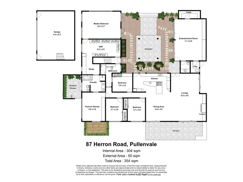 87 Herron Road, Pullenvale QLD 4069 Floorplan