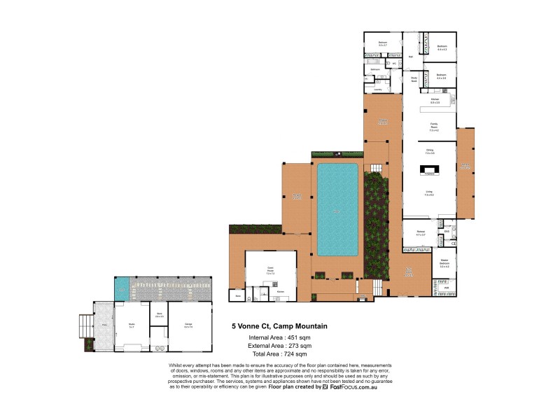 5 Vonne Court, Camp Mountain QLD 4520 Floorplan