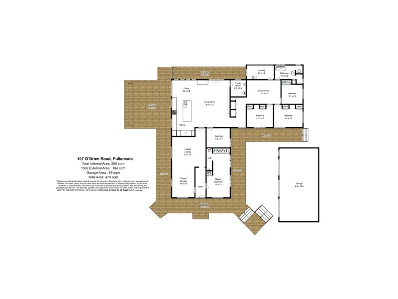 157 O’Brien Road, Pullenvale QLD 4069 Floorplan