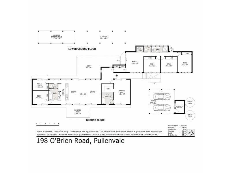 198 O’Brien Road, Pullenvale QLD 4069 Floorplan
