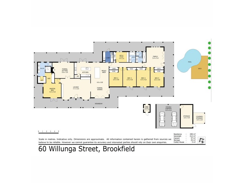 60 Willunga Street, Brookfield QLD 4069 Floorplan