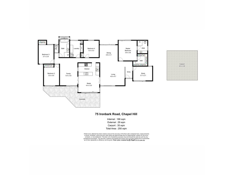 75 Ironbark Road, Chapel Hill QLD 4069 Floorplan
