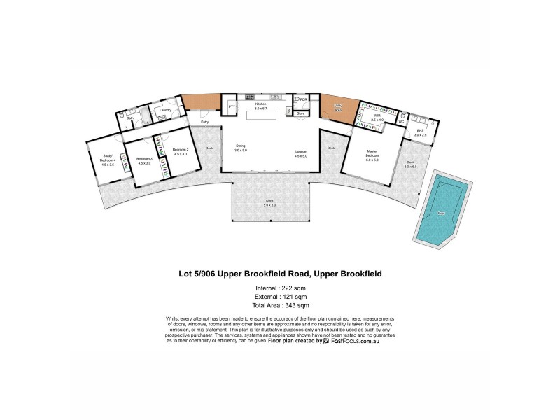 5/906 Upper Brookfield Road, Upper Brookfield QLD 4069 Floorplan