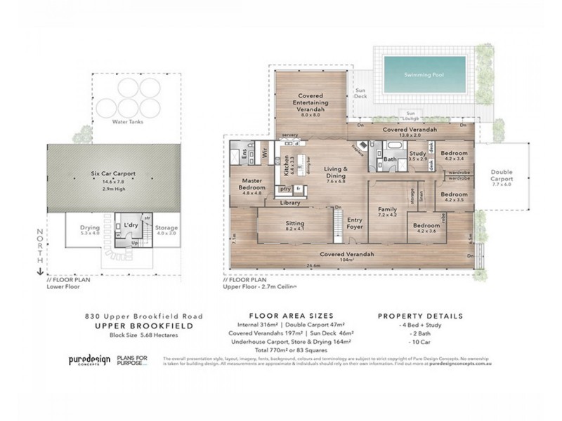 830 Upper Brookfield Road, Upper Brookfield QLD 4069 Floorplan