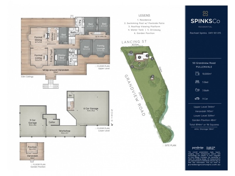 50 Grandview Road, Pullenvale QLD 4069 Floorplan