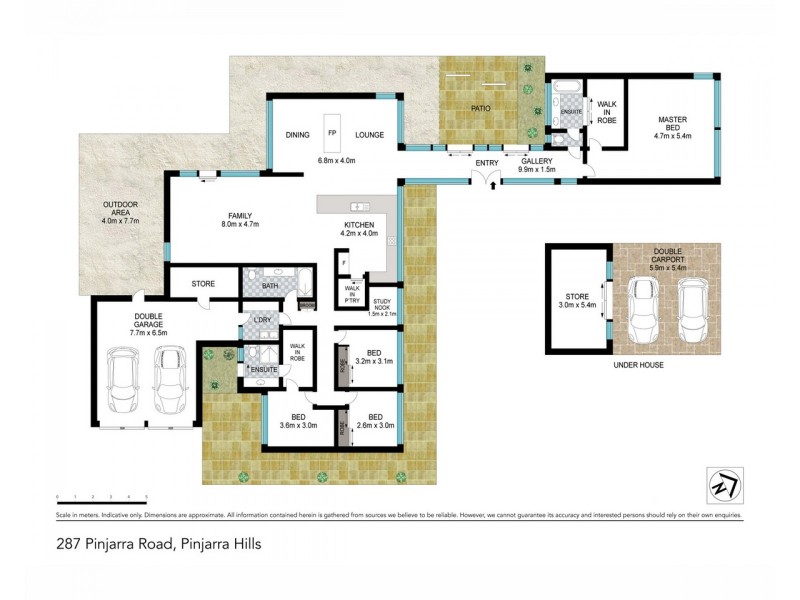 287 Pinjarra Road, Pinjarra Hills QLD 4069 Floorplan
