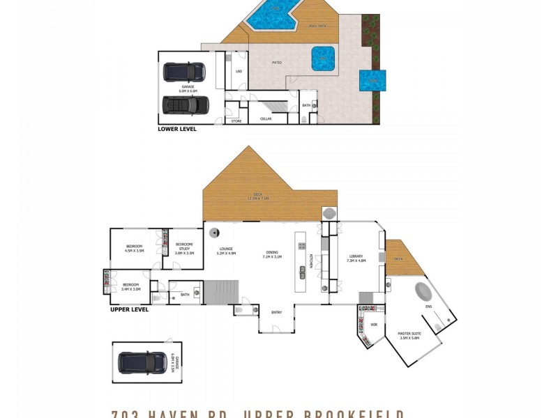 703 Haven Road, Upper Brookfield QLD 4069 Floorplan