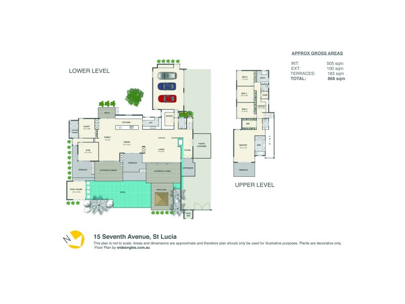 15 Seventh Avenue, St Lucia QLD 4067 Floorplan
