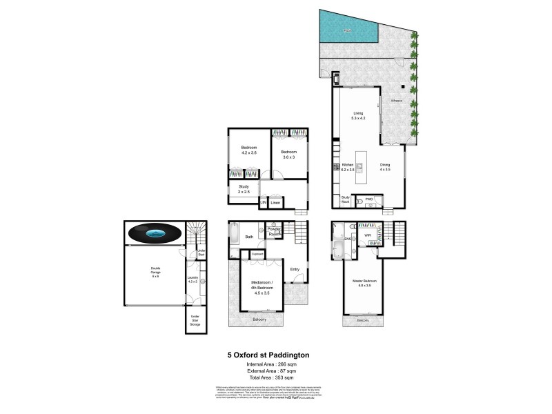 5 Oxford Street, Paddington QLD 4064 Floorplan