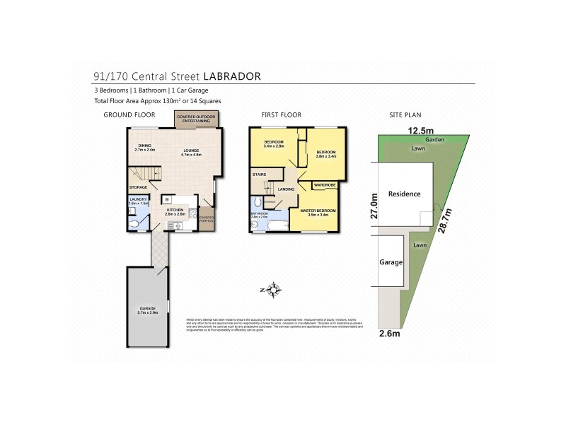 91/170 Central Street, Labrador QLD 4215 Floorplan