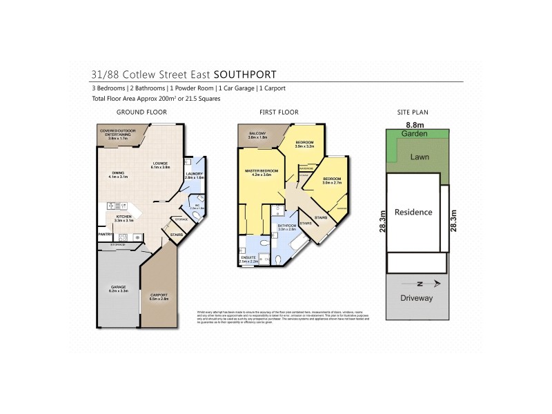 31/88 Cotlew Street East, Southport QLD 4215 Floorplan