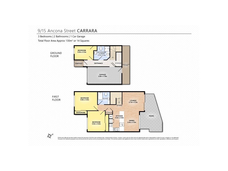9/15 Ancona Street, Carrara QLD 4211 Floorplan