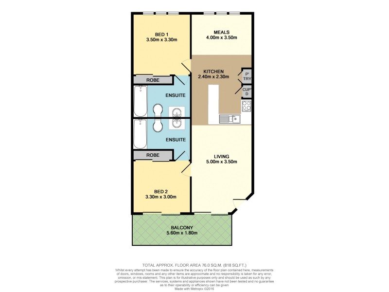 24/6-10 Rose Street, Southport QLD 4215 Floorplan