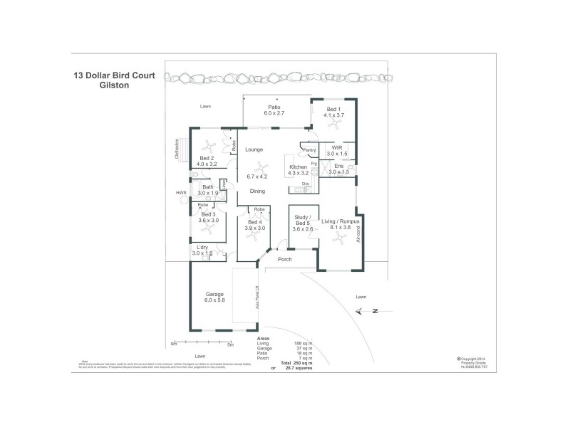 13 Dollar Bird Court, Gilston QLD 4211 Floorplan