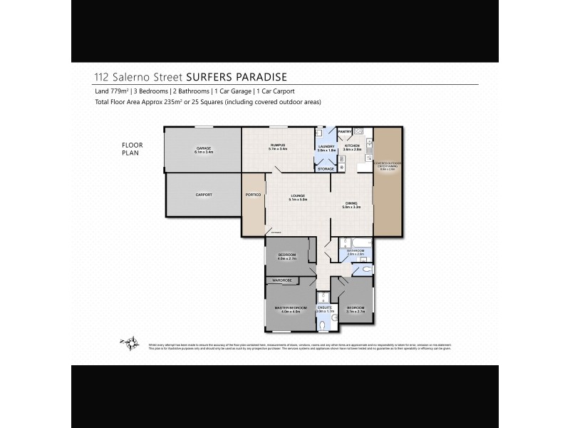 112 Salerno Street, Isle Of Capri QLD 4217 Floorplan