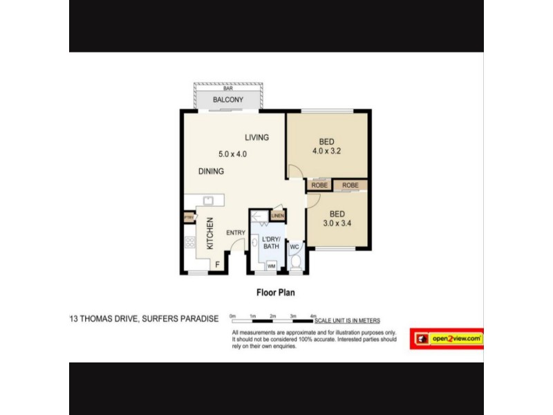 3/11 Thomas Drive, Chevron Island QLD 4217 Floorplan