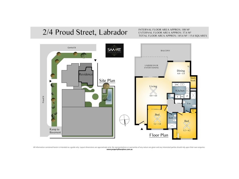2/4 Proud Street, Labrador QLD 4215 Floorplan