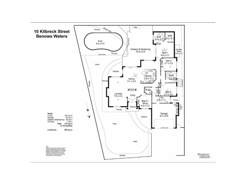 10 Kilbreck Street, Benowa Waters QLD 4217 Floorplan