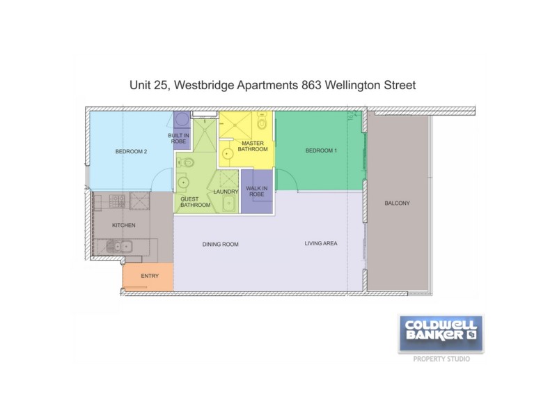25/863 Wellington Street, West Perth WA 6005 Floorplan