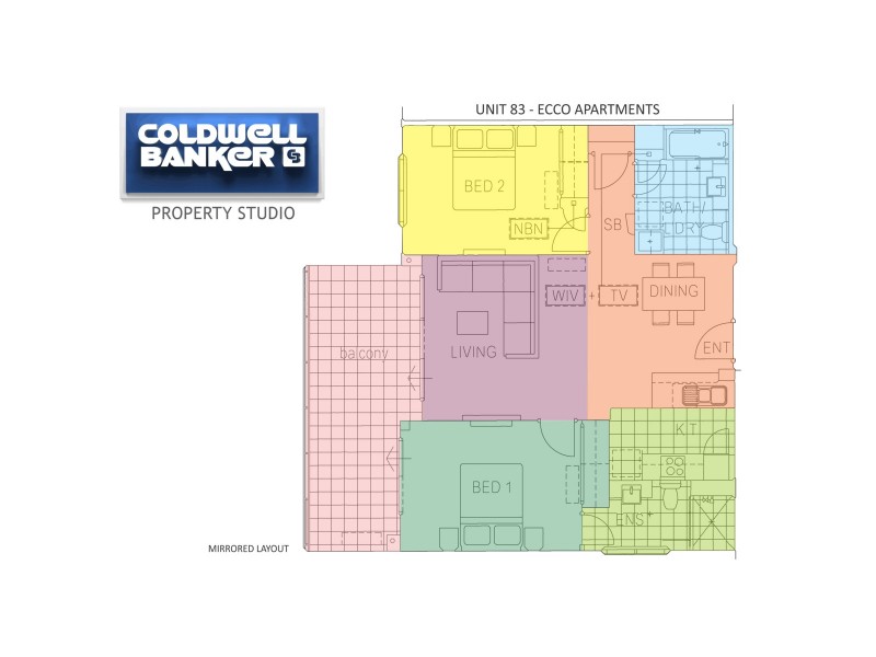 83/262 Lord St, Perth WA 6000 Floorplan