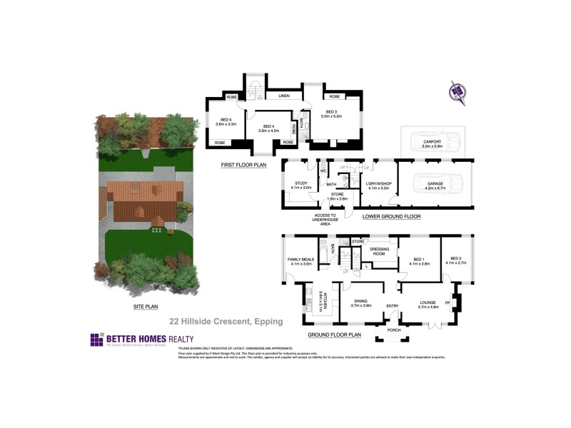 22 Hillside Crescent, Epping NSW 2121 Floorplan