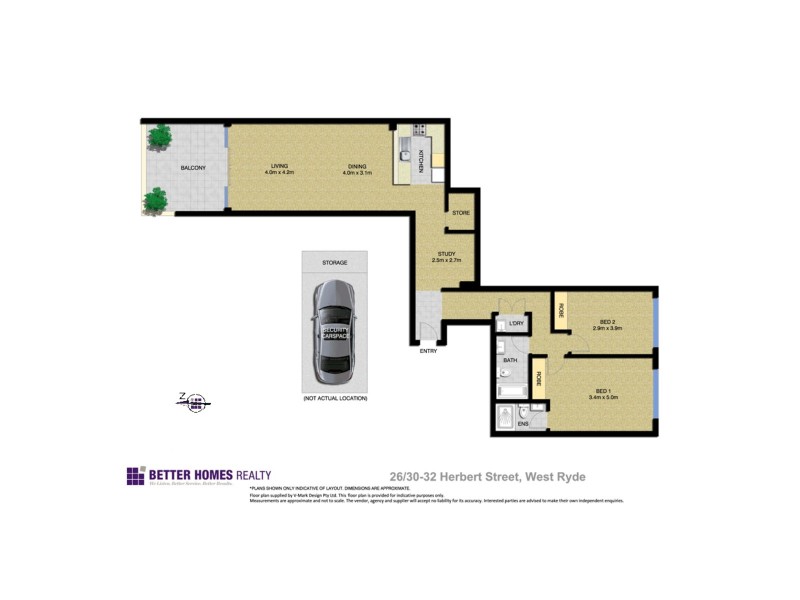 26/30-32 Herbert St, West Ryde NSW 2114 Floorplan