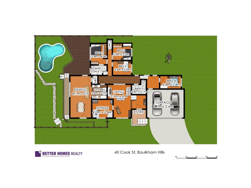 40 Cook Street, Baulkham Hills NSW 2153 Floorplan