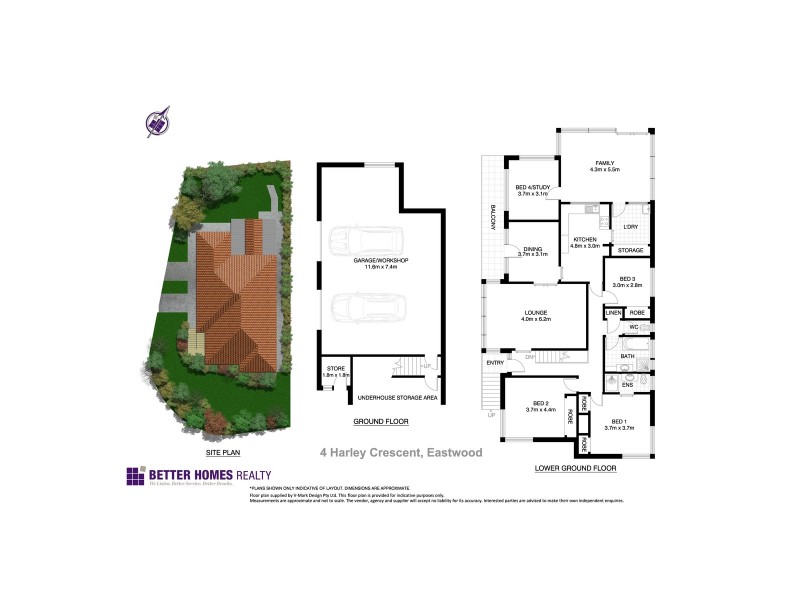 4 Harley Crescent, Eastwood NSW 2122 Floorplan