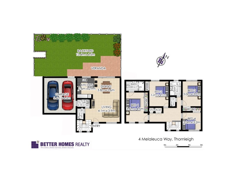 4 Melaleuca Way, Thornleigh NSW 2120 Floorplan