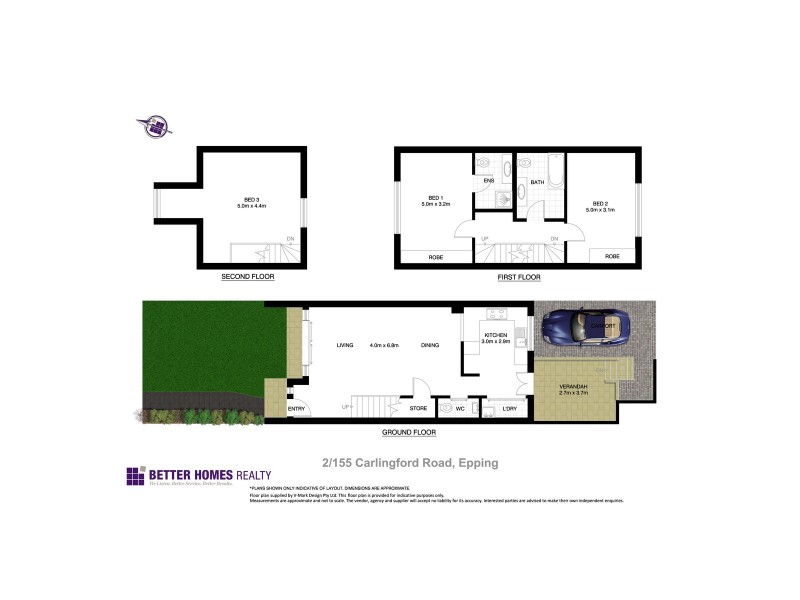2/155 Carlingford Road, Epping NSW 2121 Floorplan