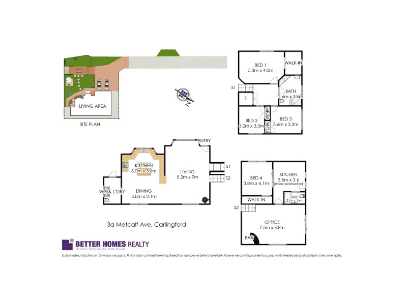 3A Metcalf Avenue, Carlingford NSW 2118 Floorplan