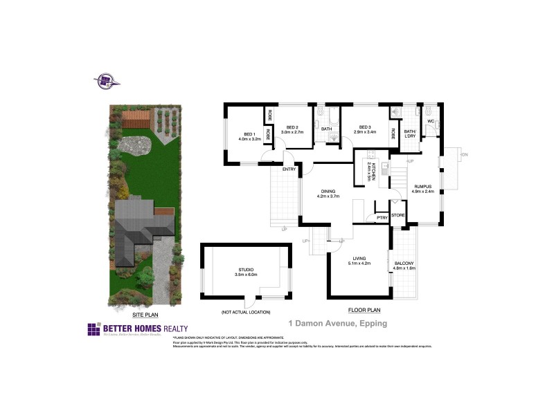 1 Damon Ave, Epping NSW 2121 Floorplan