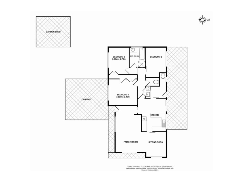 91 Coish Avenue, Benalla VIC 3672 Floorplan