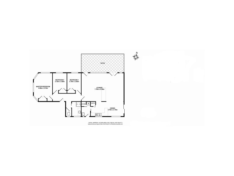 13 Quantrill Avenue, Benalla VIC 3672 Floorplan