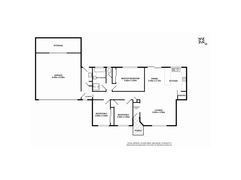 2/1 Mary Street, Benalla VIC 3672 Floorplan