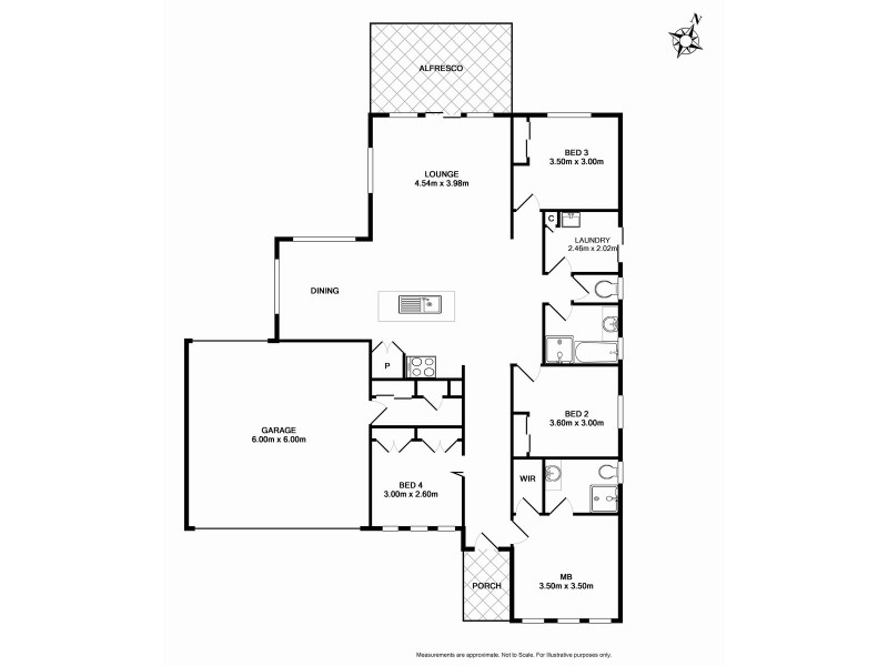 3 Weary Dunlop Drive, Benalla VIC 3672 Floorplan
