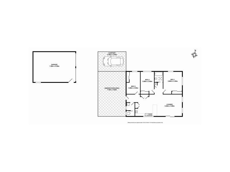 12 Oak Avenue, Benalla VIC 3672 Floorplan