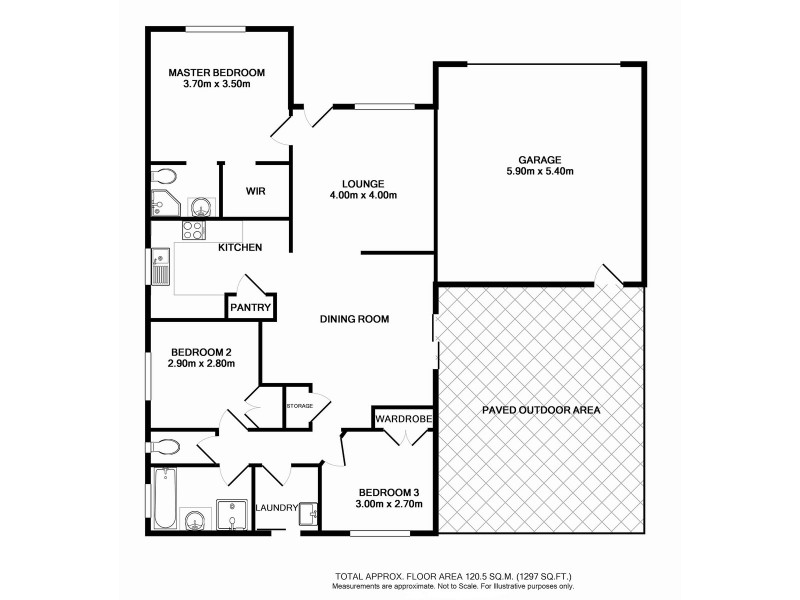 6 Stapleton Court, Benalla VIC 3672 Floorplan