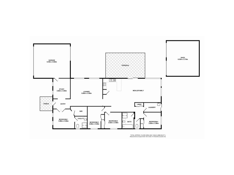 7 Schultz Street, Benalla VIC 3672 Floorplan