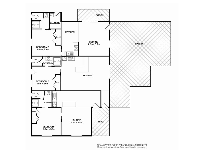 1-3 / 48 Thomas Street, Benalla VIC 3672 Floorplan