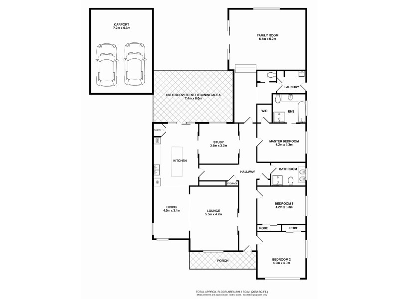 7 Harrison Avenue, Benalla VIC 3672 Floorplan