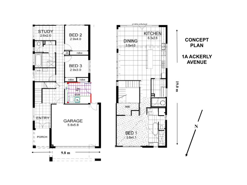 1A Ackerly Avenue, Benalla VIC 3672 Floorplan
