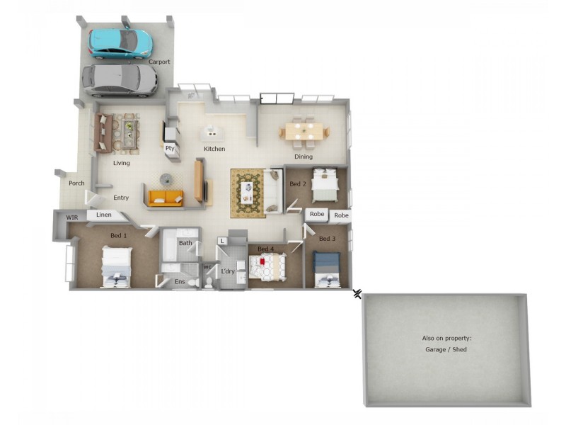 21 Wallangarra Drive, Bedfordale WA 6112 Floorplan