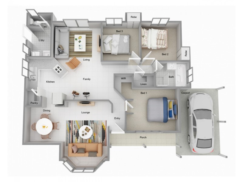 2 Urch Road, Roleystone WA 6111 Floorplan